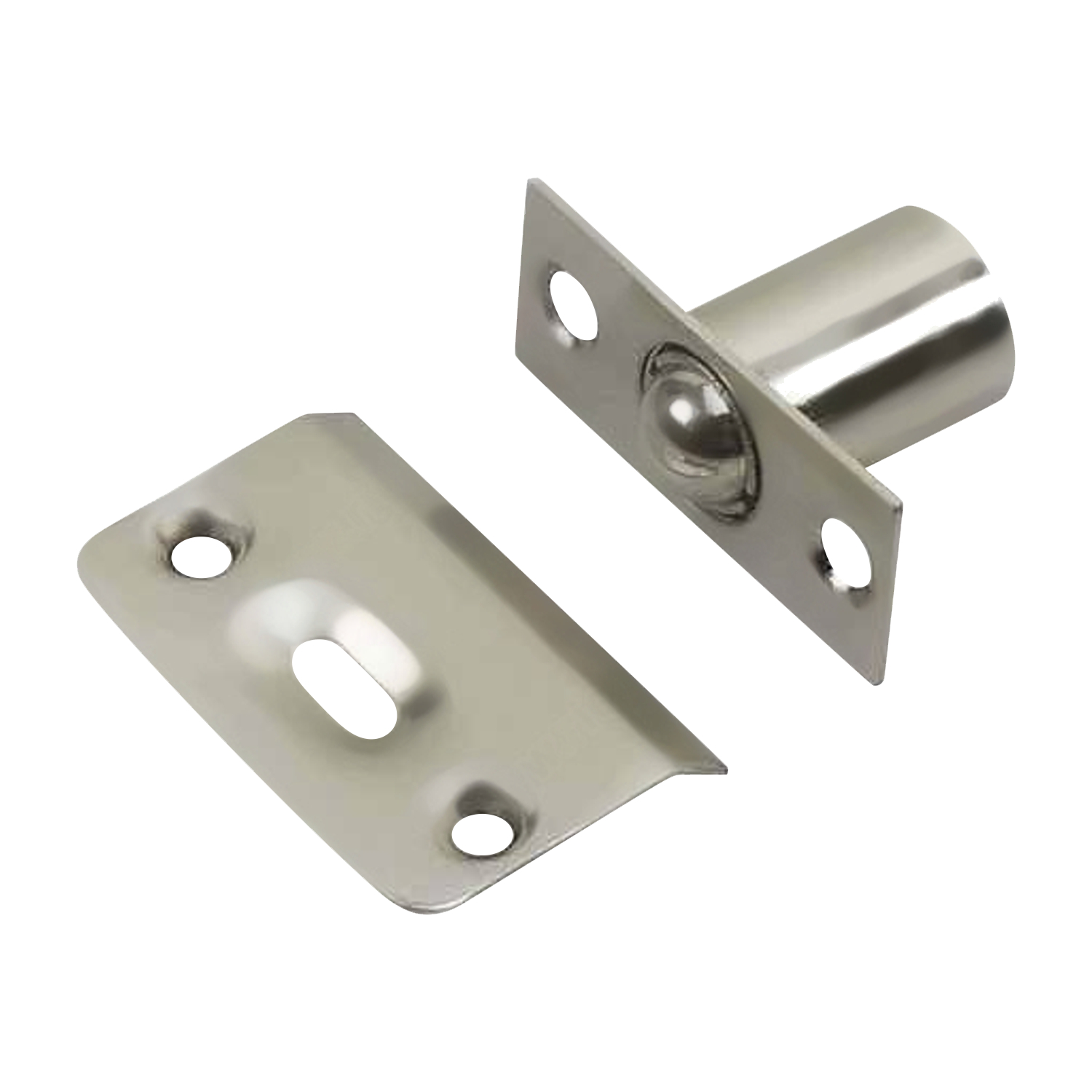 Rok Hardware Brushed Nickel Adjustable Ball Catch Latch Door with